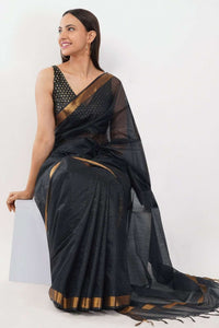 BLACK GOLD | Kota Doria | Indidha Saree