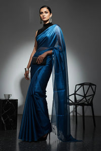 Blue Alloy | Tissue | Indidha Saree