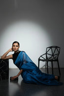 Blue Alloy | Tissue | Indidha Saree