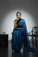 Blue Alloy | Tissue | Indidha Saree