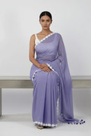 BLUE BLOSSOMES | Mul Cotton | Indidha Saree