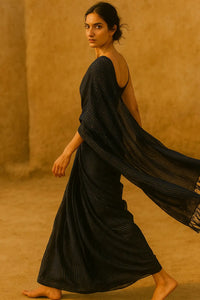 BLUE LAGOON | Cotton | Indidha Saree