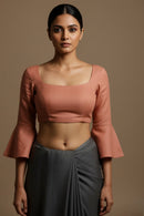 Rose Dust | Mul Cotton | Blouse Fabric