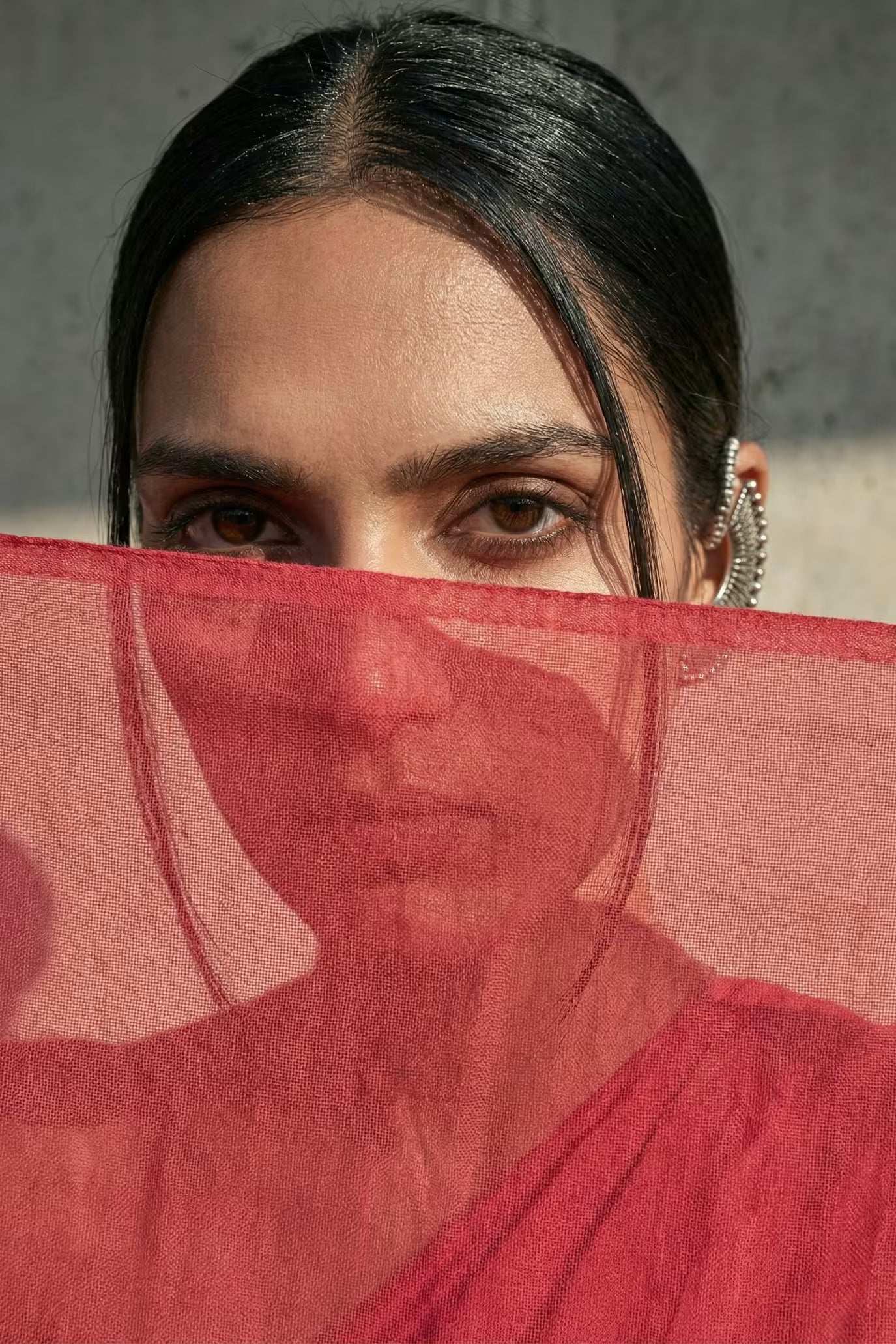 Rouge Still | Mul Cotton | Indidha Saree