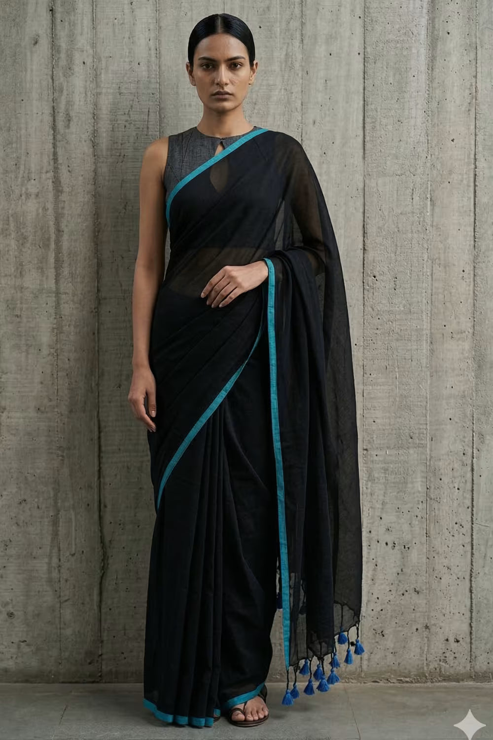 SERENITY BREEZE | Mul Cotton | Indidha Saree