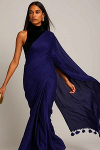 CELESTIAL BLUE | Cotton | Indidha Saree