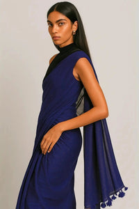 CELESTIAL BLUE | Cotton | Indidha Saree
