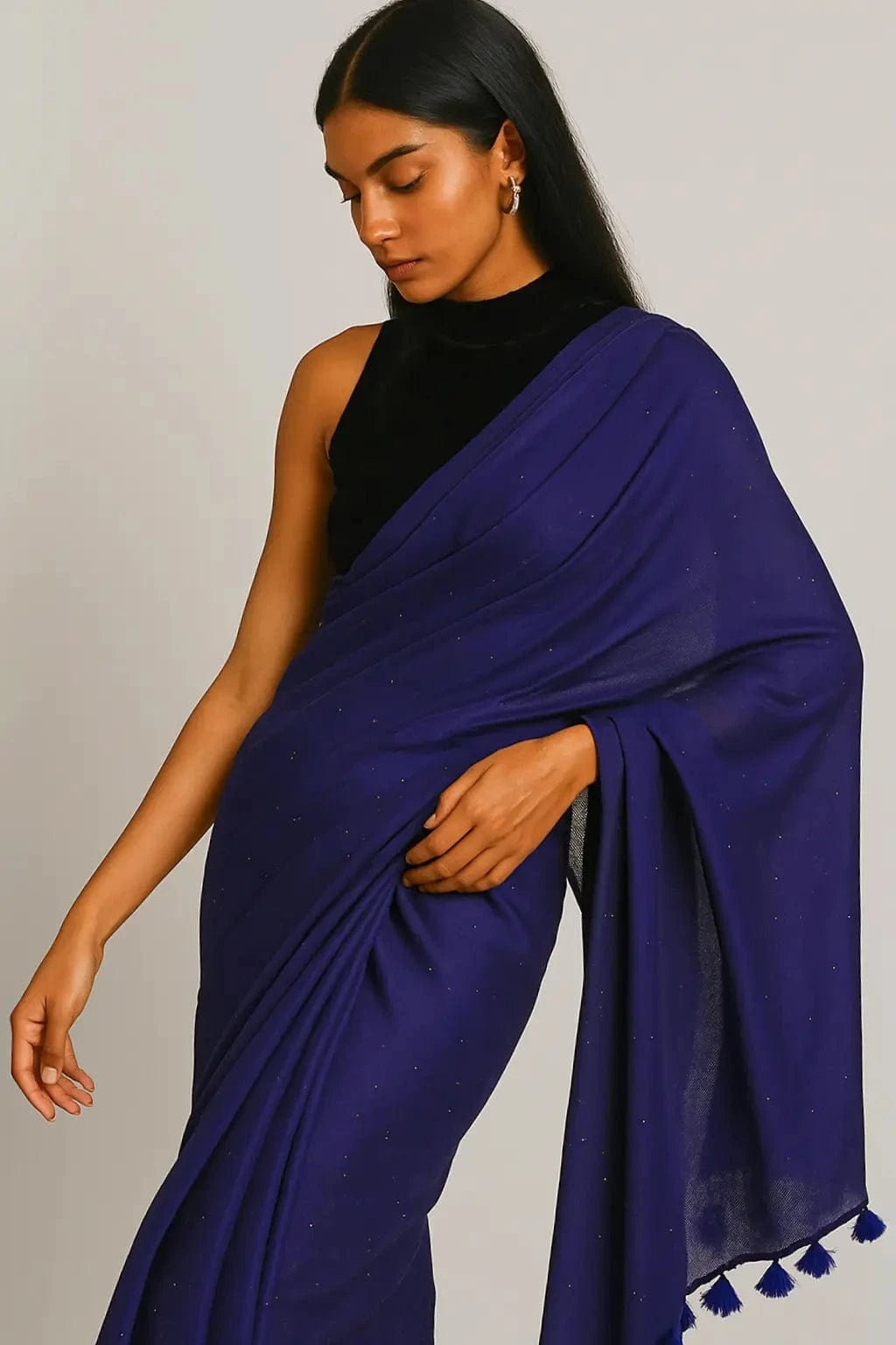 CELESTIAL BLUE | Cotton | Indidha Saree