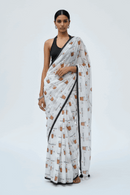Chai, Unfiltered | Handloom Mul Cotton | Indidha Saree