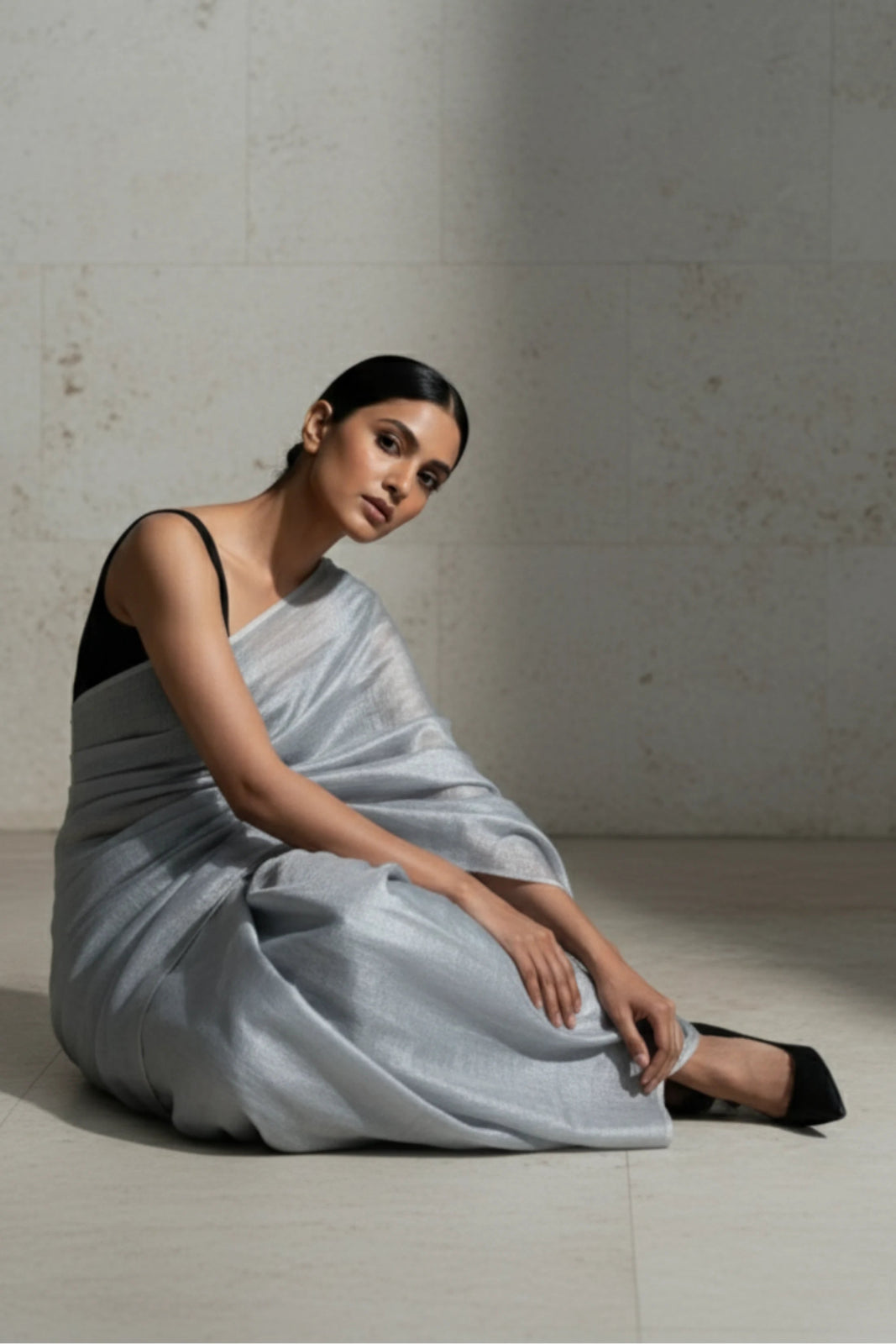 CHANDNI CHUNAR | Handloom Tissue | Indidha Saree