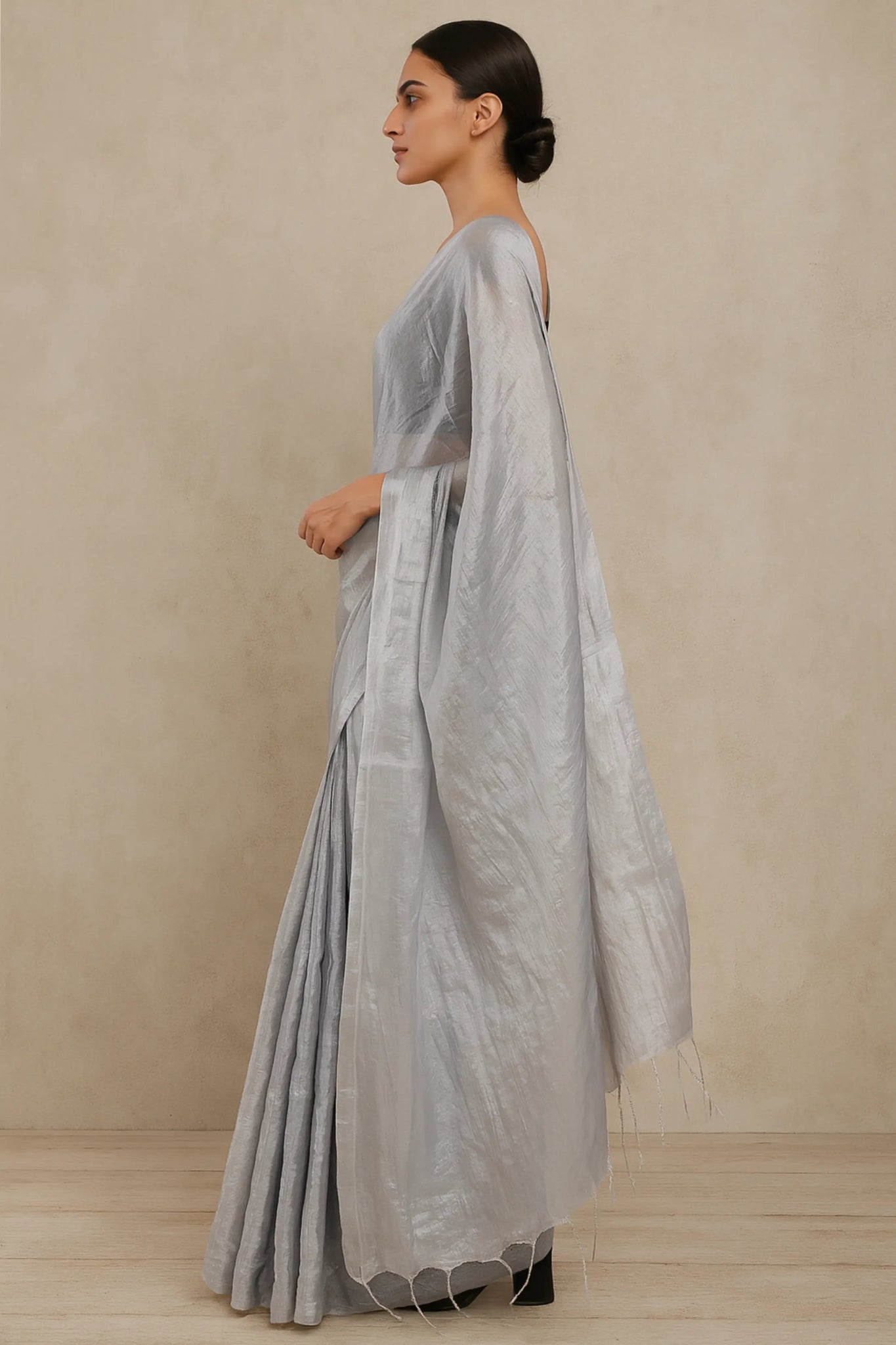 CHANDNI CHUNAR | Handloom Tissue | Indidha Saree