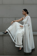 City Monochrome | Mul Cotton | Indidha Saree