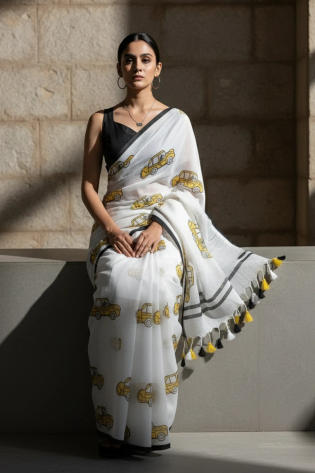 City Ride | Mul Cotton | Indidha Saree