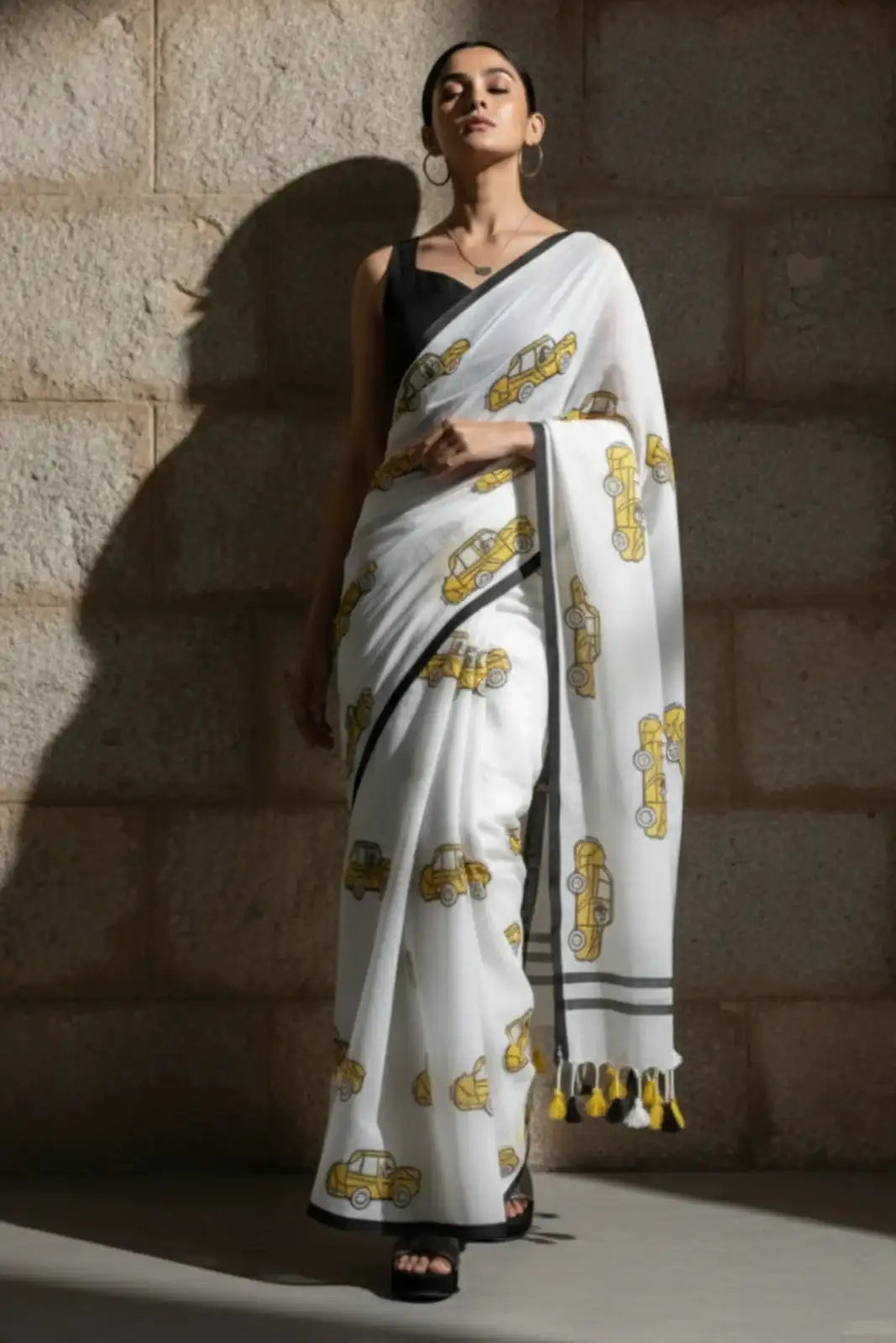 City Ride | Mul Cotton | Indidha Saree
