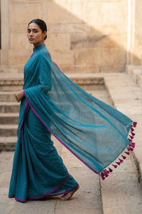 Soft Clash | Mul Cotton  | Indidha Saree