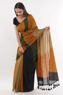 COLOR CASCADE | Handloom Cotton | Indidha Saree