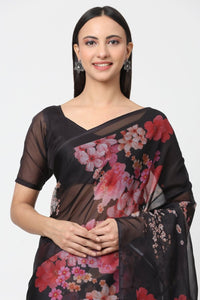 DARK ROMANCE | Organza | Indidha Saree
