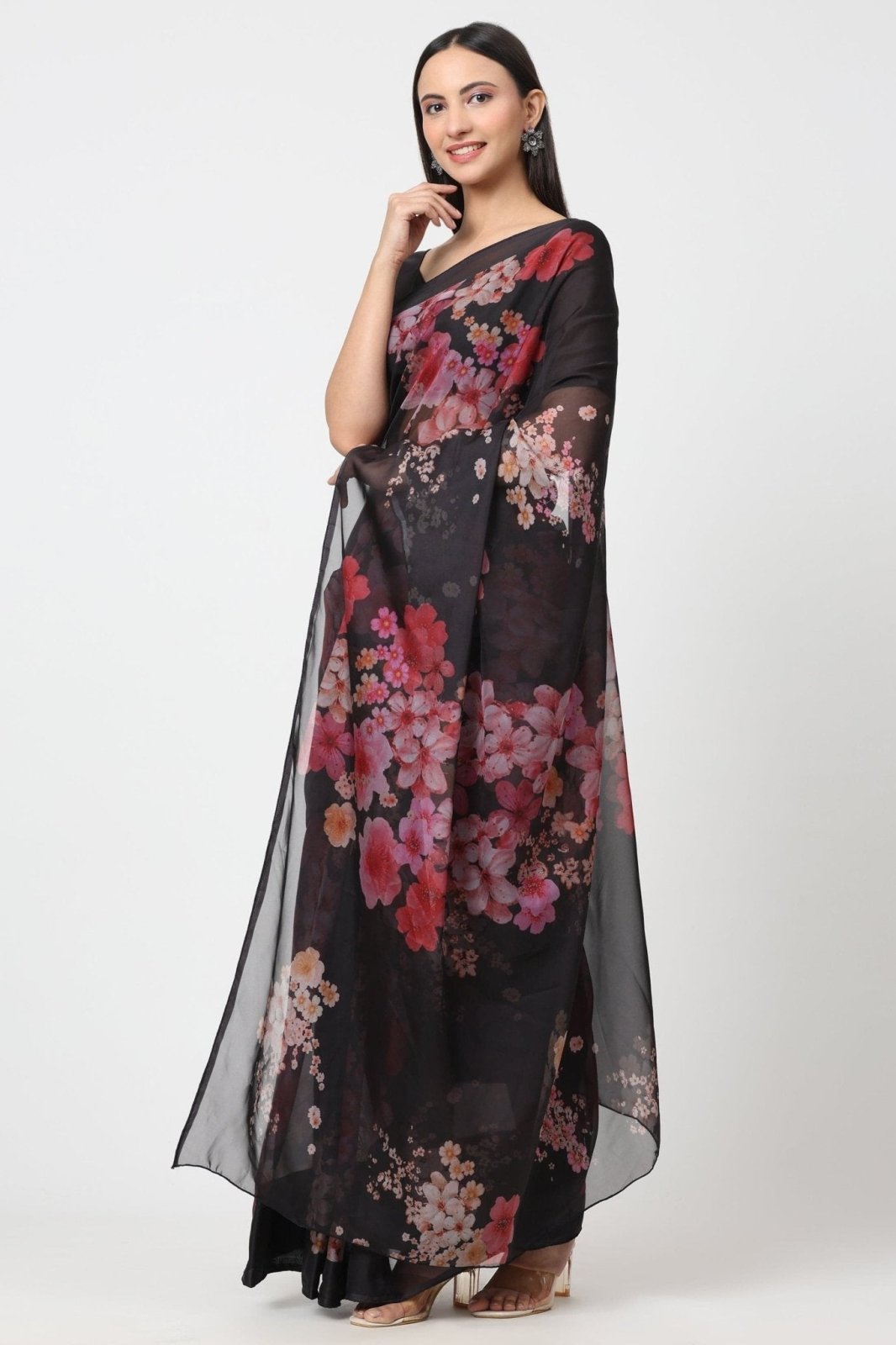 DARK ROMANCE | Organza | Indidha Saree