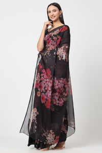 DARK ROMANCE | Organza | Indidha Saree