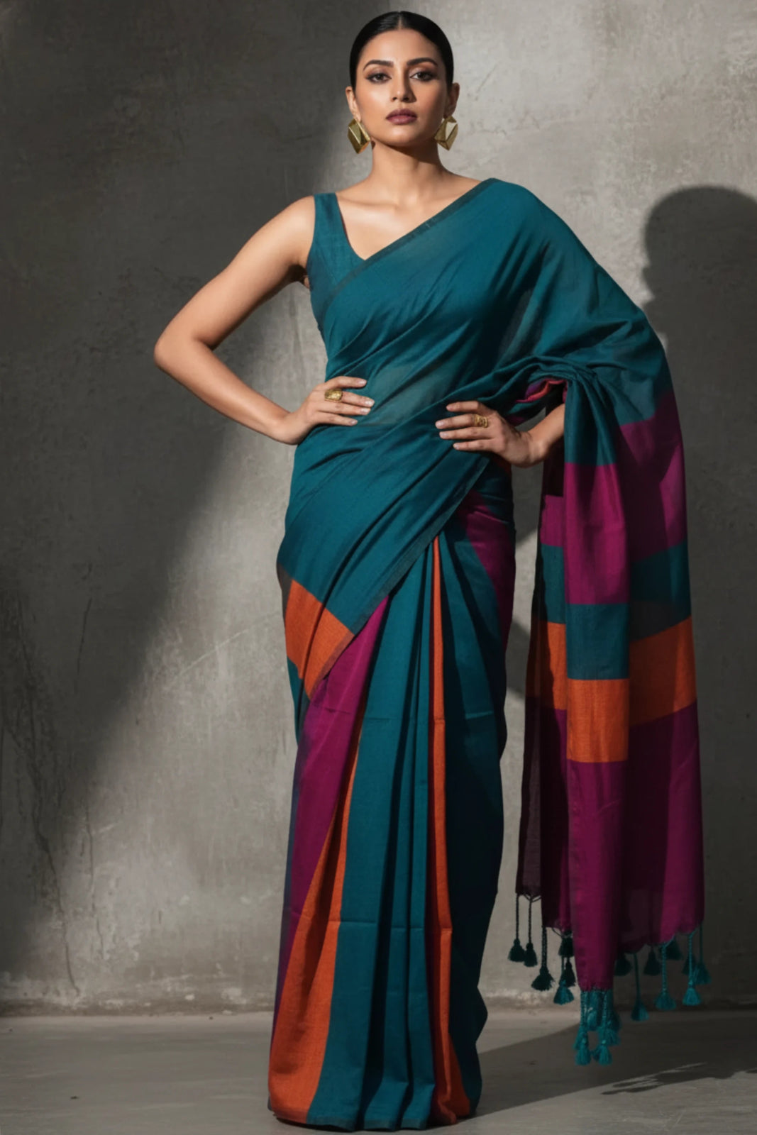 DAWN TO DUST | Cotton | Indidha Saree