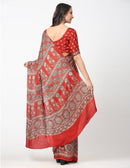 DESERT SYMPHONY | Modal Silk | Ajrakh Print | Indidha Saree