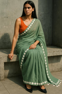 DEW DREAMS | Mul Cotton | Indidha Saree