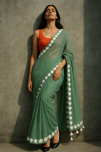 DEW DREAMS | Mul Cotton | Indidha Saree