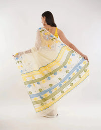 DEWDROP DREAMS | Pure Cotton | Indidha Saree