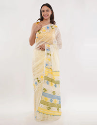 DEWDROP DREAMS | Pure Cotton | Indidha Saree