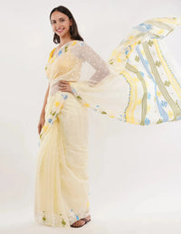 DEWDROP DREAMS | Pure Cotton | Indidha Saree