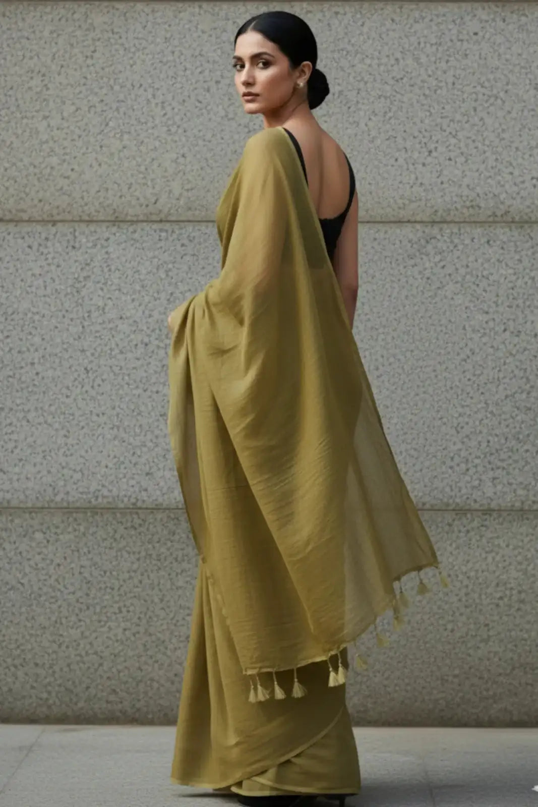 Dune Verse | Mul Cotton | Indidha Saree