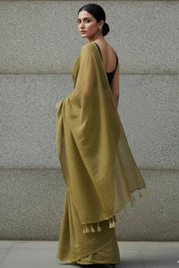 Dune Verse | Handloom Mul Cotton | Indidha Saree