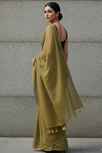 Dune Verse | Handloom Mul Cotton | Indidha Saree