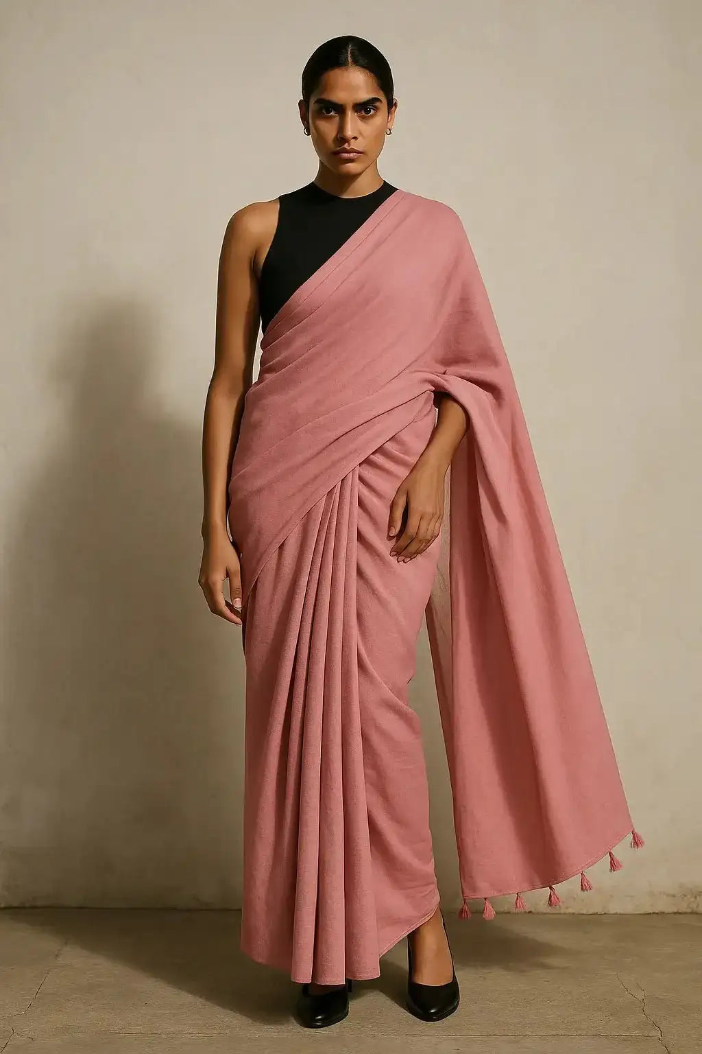 DUSTY ROSE | Mul Cotton | Indidha