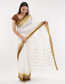 EARTHY BROWN | Pure Cotton | Indidha Saree