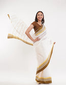 EARTHY BROWN | Pure Cotton | Indidha Saree