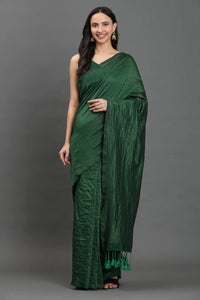 EMERALD ENCHANTMENT | Cotton | Indidha Saree