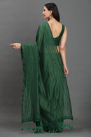 EMERALD ENCHANTMENT | Cotton | Indidha Saree
