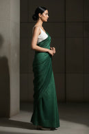 EMERALD ENCHANTMENT | Cotton | Indidha Saree