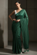 EMERALD ENCHANTMENT | Cotton | Indidha Saree