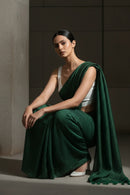 EMERALD ENCHANTMENT | Cotton | Indidha Saree