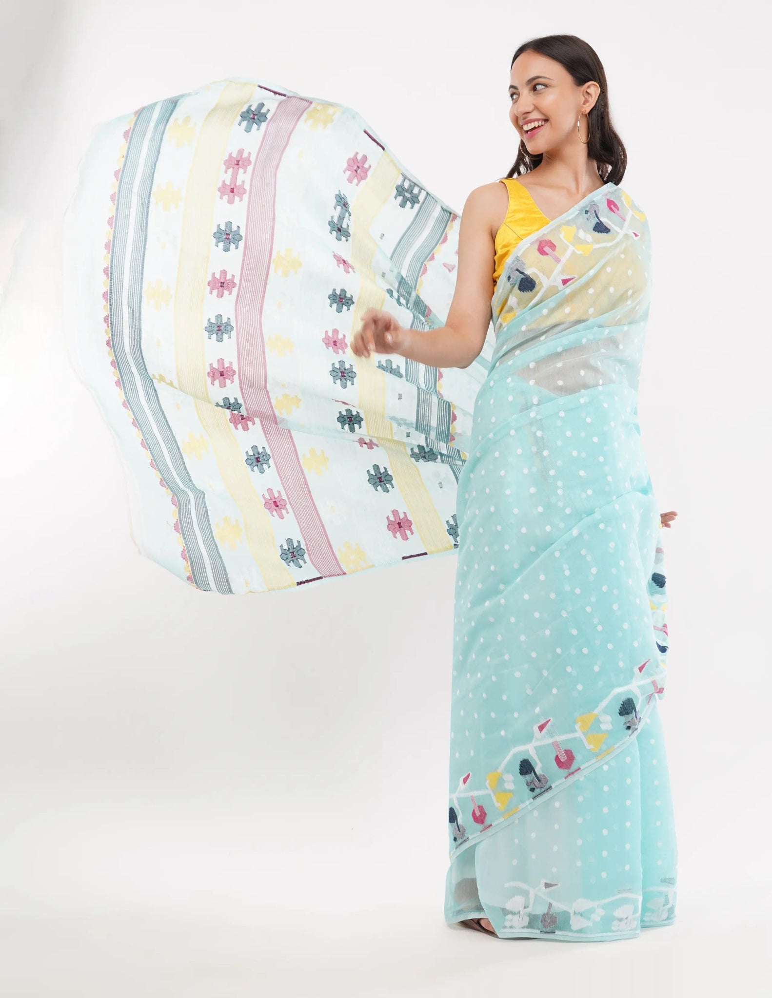 ENCHANTED WEAVE | Pure Cotton | Indidha Saree