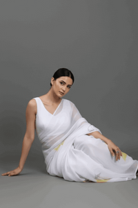 ETHEREAL PETALS | Organza | Indidha Saree