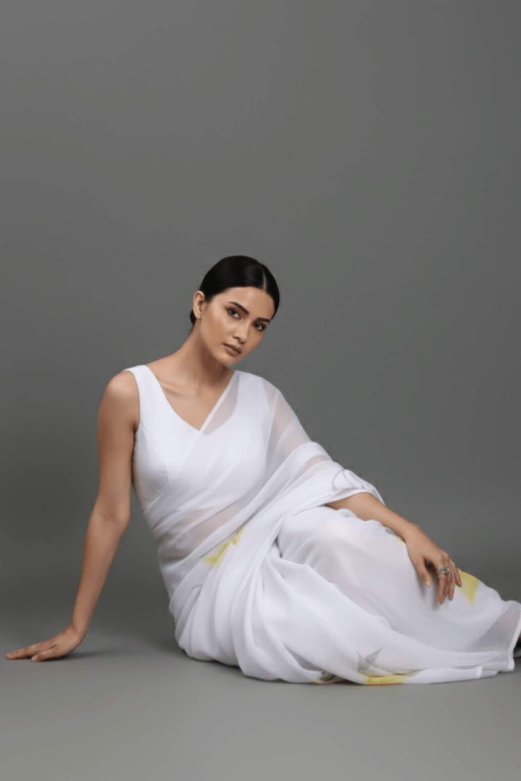 ETHEREAL PETALS | Organza | Indidha Saree