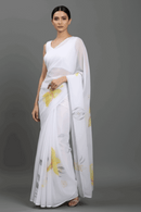 ETHEREAL PETALS | Organza | Indidha Saree