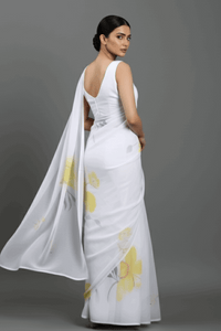 ETHEREAL PETALS | Organza | Indidha Saree