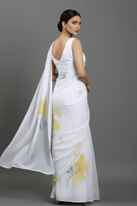 ETHEREAL PETALS | Organza | Indidha Saree