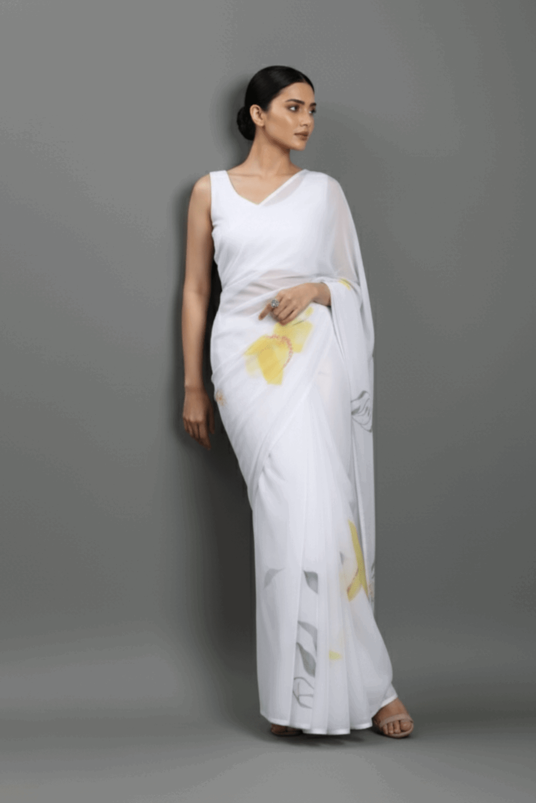 ETHEREAL PETALS | Organza | Indidha Saree