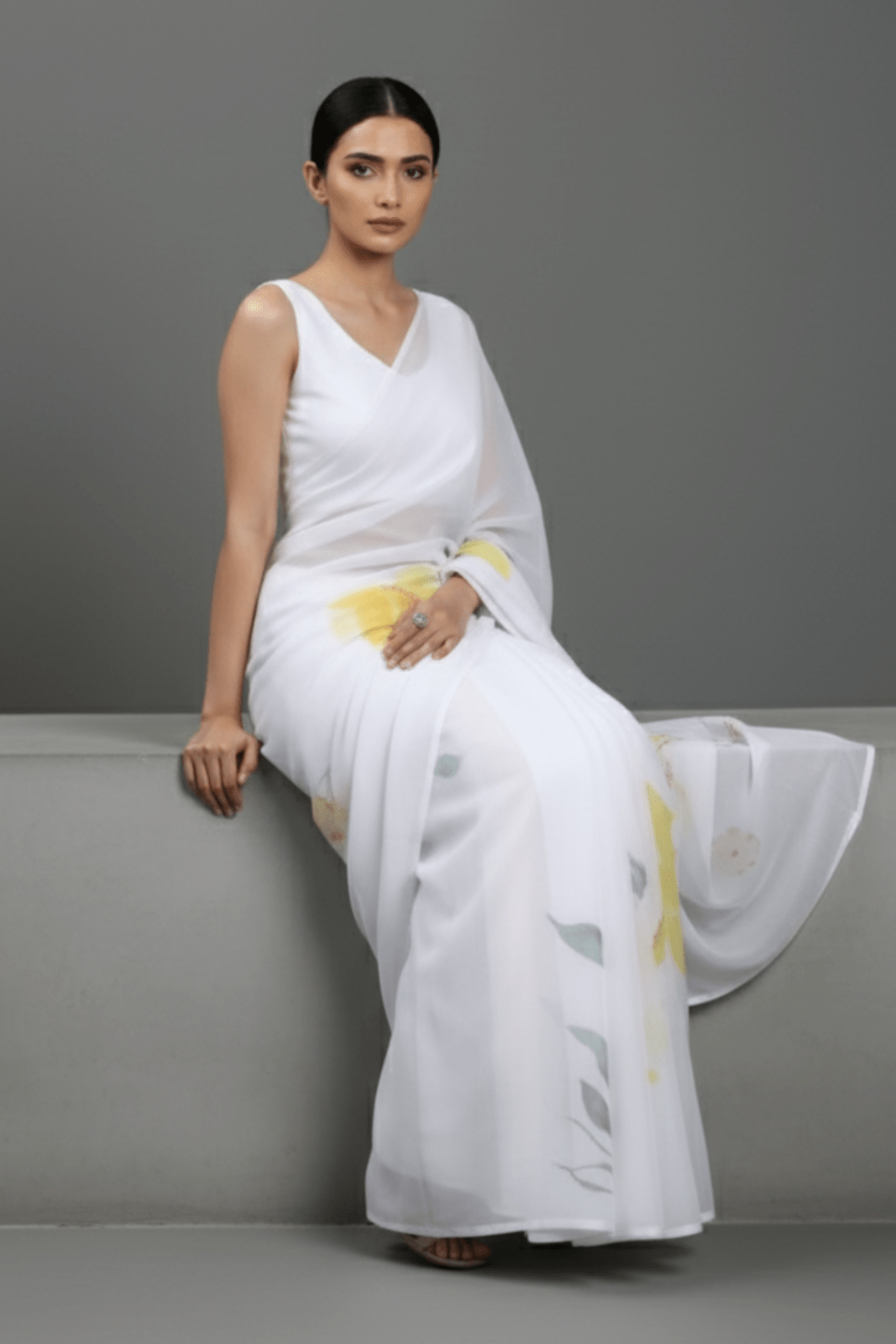 ETHEREAL PETALS | Organza | Indidha Saree