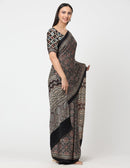 ETHERNAL SYMPHONY | Modal Silk | Ajrakh Print | Indidha Saree